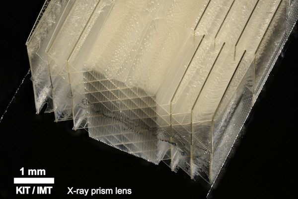 LIGA X-ray prism lens