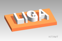 LIGA-process: Developed structure